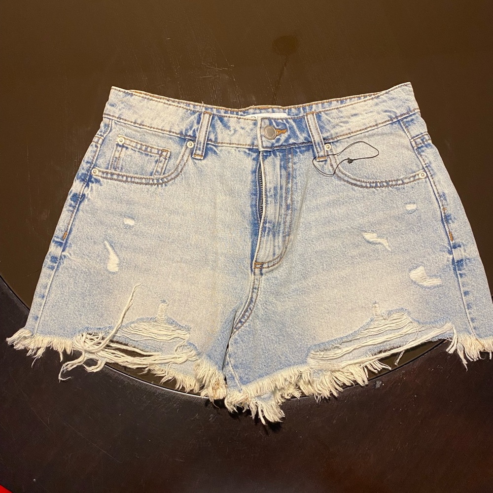 Denim shorts